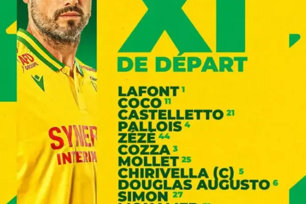 FC Nantes vs Metz: African trio Mostafa Mohamed, Jean-Charles Castelletto, and Moses Simon secure starting spots