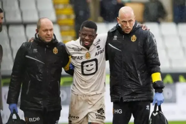 KV Mechelen striker Bill Antonio sidelined for the season due to cruciate ligament injury