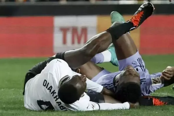 Real Madrid's Tchouameni expresses apology following Mouctar Diakhaby's devastating injury