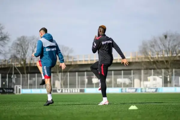 Victor Boniface makes triumphant return to action for Bayer Leverkusen