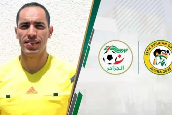 Algerian referee Boukouassa appointed for African games opening match