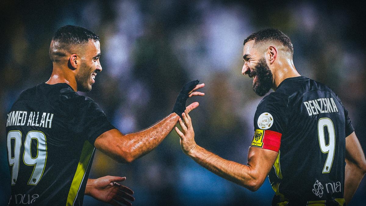 Tension brews between Karim Benzema and Abderrazak Hamdallah at Al-Ittihad