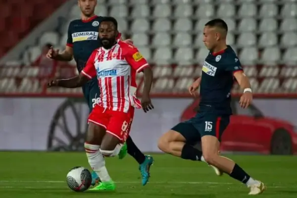 Red Star Belgrade triumphs as Guelor Kanga shines in Serbia SuperLiga clash