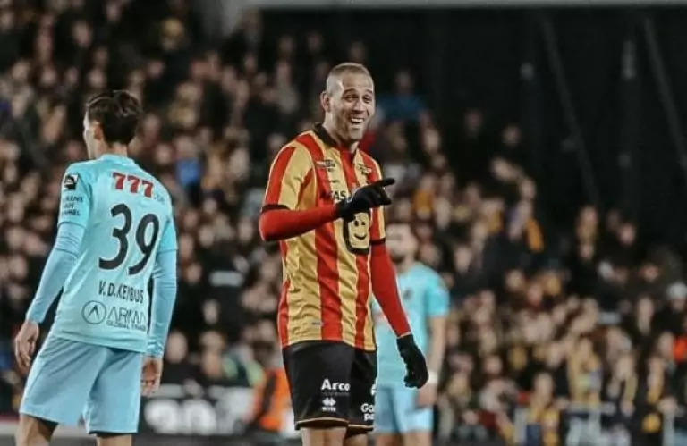 Islam Slimani's equalizer Salvages KV Mechelen's draw against Westerlo in Conference League playoffs
