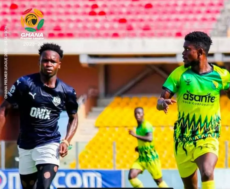 Accra Lions FC clinches victory over Bibiani Gold Stars, seals Ghana Premier League's 25th round
