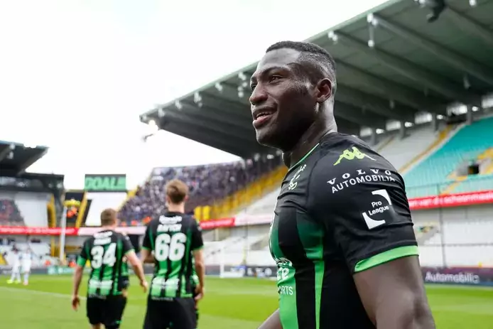 Togolese striker Kevin Denkey shines as Cercle Bruges upset Club Bruges