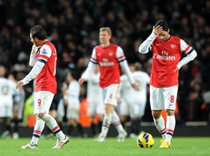  arsenal 300x223   ENGLAND ARSENAL CRUSHED AGAIN BY EVERTON WENGER OUT OF BREATH  VIDEO   AfricaSoccercom