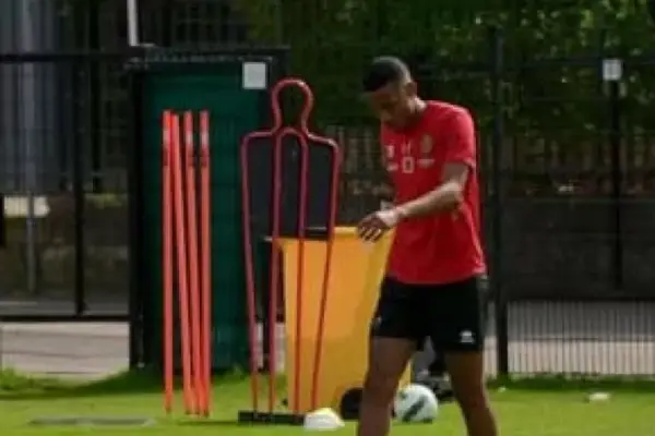 KV Mechelen: Rafik Belghali returns to training after lengthy injury