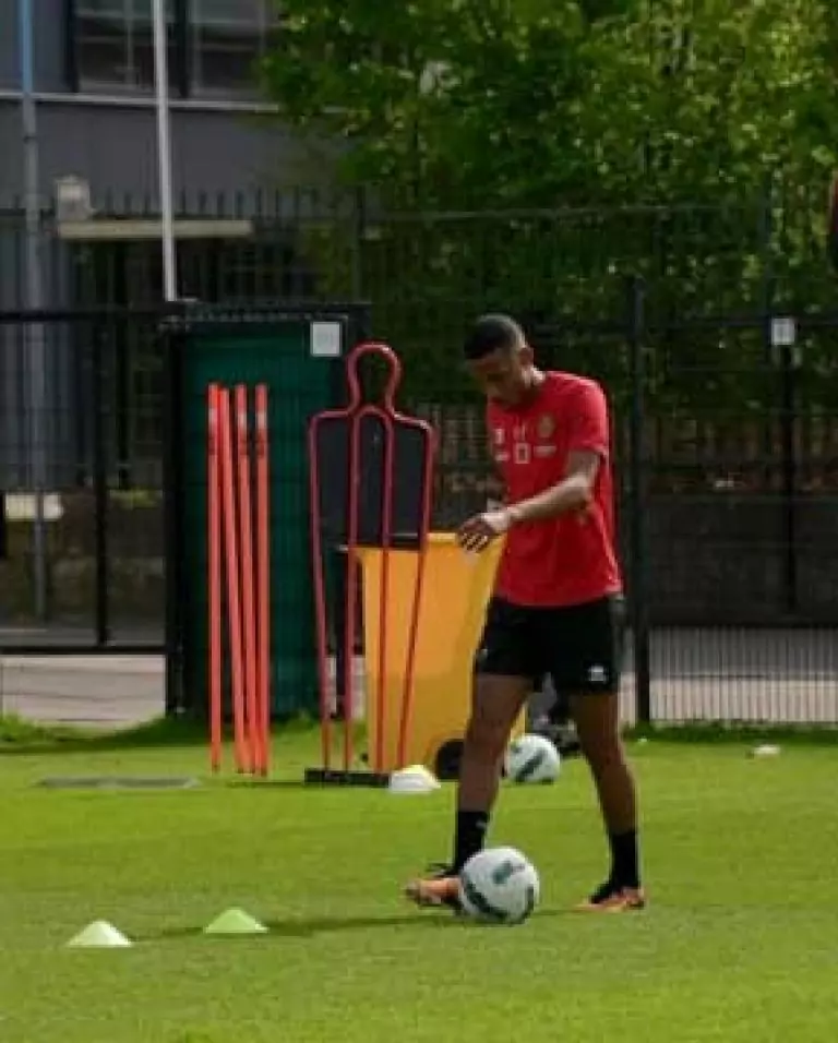 KV Mechelen: Rafik Belghali returns to training after lengthy injury