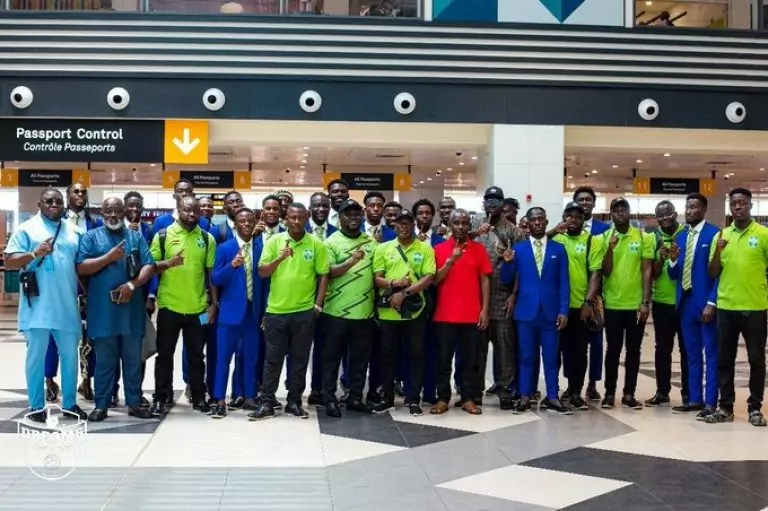 Dreams FC embarks on journey to Egypt for CAF Cup semi-final