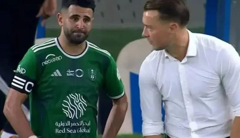 Al-Ahli Saudi coach addresses alleged dispute with Mahrez