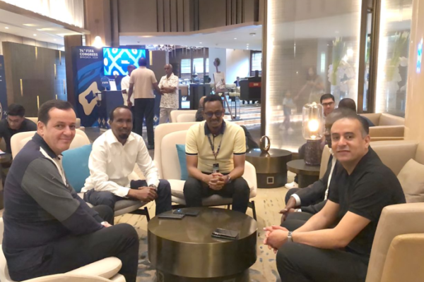 FIFA congress 74: Algerian FA president engages with global football leaders