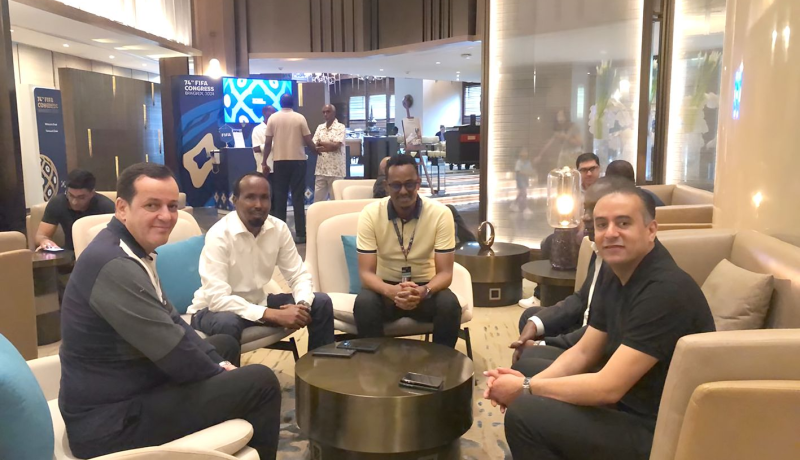 FIFA congress 74: Algerian FA president engages with global football leaders