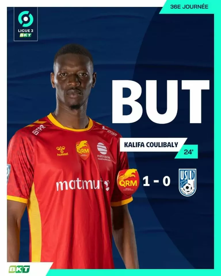 QRM takes crucial lead against Dunkirk in Ligue 2 clash QRM takes crucial lead against Dunkirk in Ligue 2 clash   QRM takes crucial lead against Dunkirk in Ligue 2 clash   AfricaSoccercom