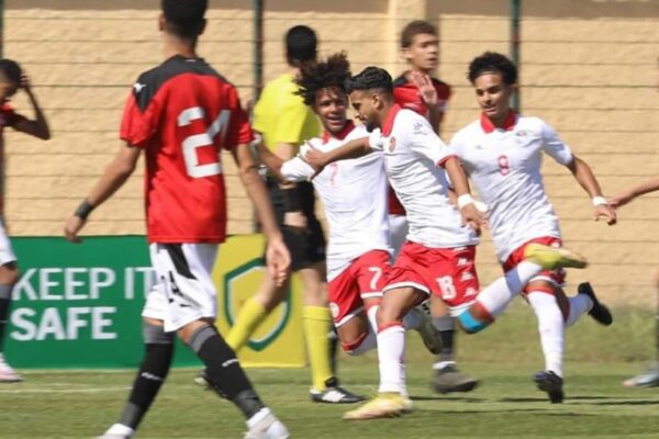 Tunisian junior national team draws against Egyptian counterpart