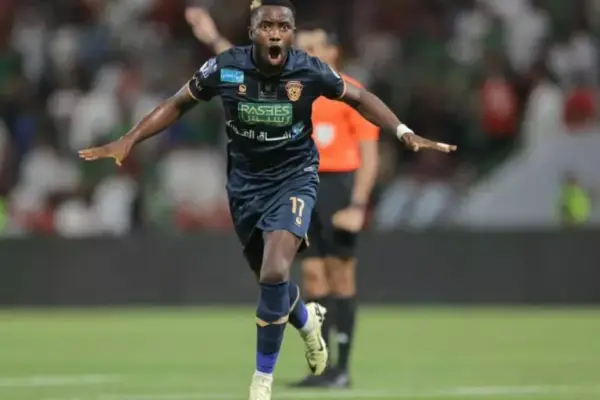 Fashion Sakala's double secures victory for Al-Fayha against Al-Ettifaq in Saudi Pro League clash