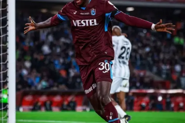 Turkish Cup final: Paul Onuachu shines with early goal for Trabzonspor
