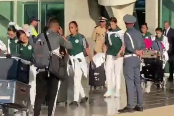 Algerian national team delegation arrives in Saidia ahead of the Morrocan team match
