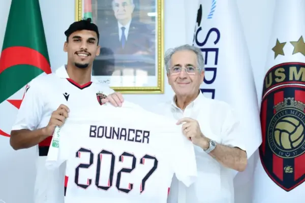 USM Alger extends contract with promising young defender Bounacer