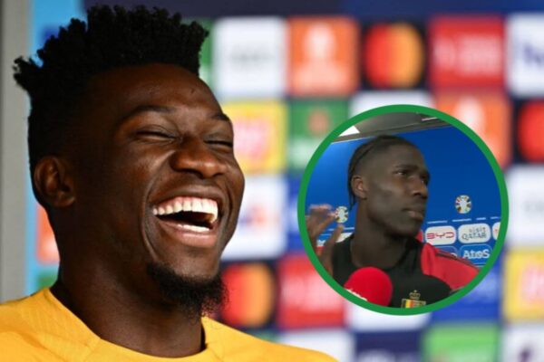 Belgium's Amadou Onana corrects reporter after Slovakia defeat
