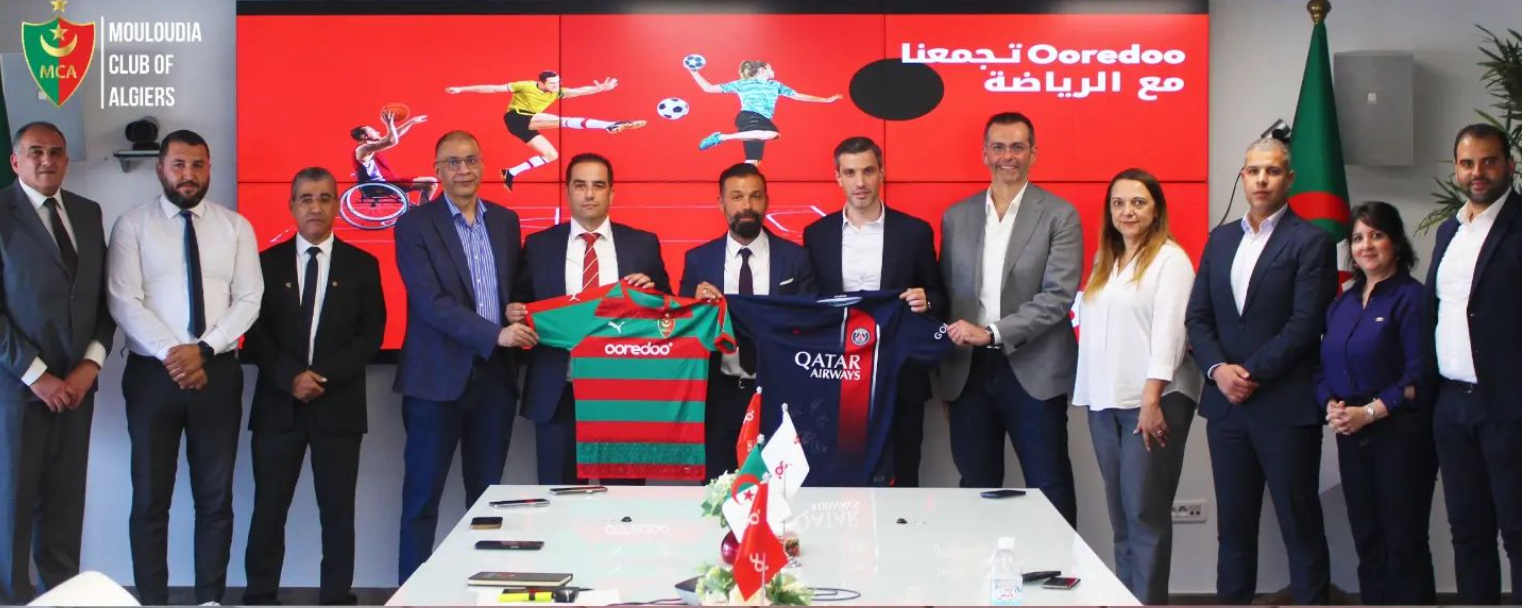 Ooredoo facilitates partnership between MC Alger and Paris Saint-Germain