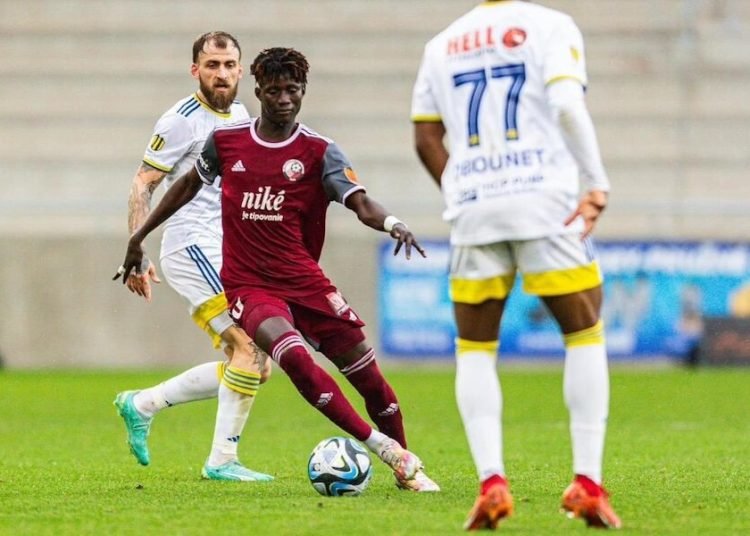 Gambian midfielder Mahmudu Bajo faces transfer standoff at FK Zeleziarne Podbrezova