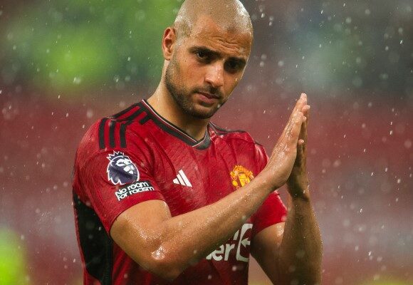 Sofyan Amrabat’s future at Old Trafford remains uncertain