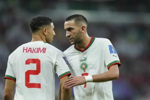 Morocco's Regragui sticks with Ziyech, makes 11th hour Cchanges against Congo