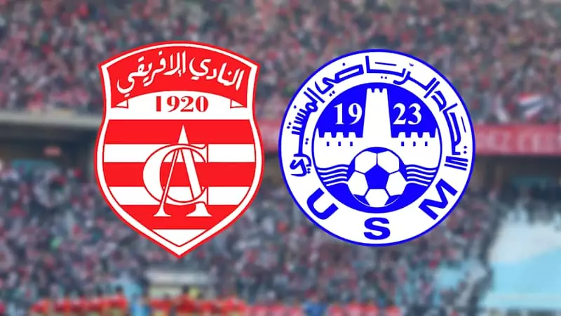 Tunisian cup quarter-final: Monastir vs Club Africain kick-off time adjusted