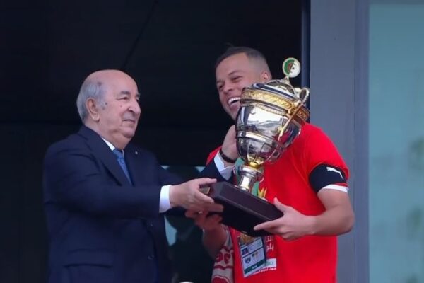 President Tebboune presents Ninth Cup to CR Belouizdad amid spectacular celebrations