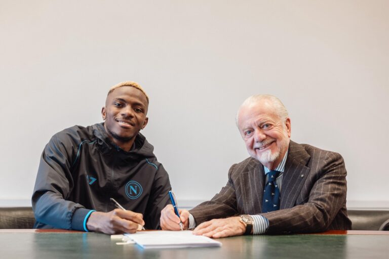 Victor Osimhen's move to PSG hinted by Napoli's Antonio Conte