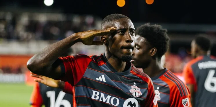 Prince Osei Owusu scores in Toronto FC's semi-final loss to Forge FC