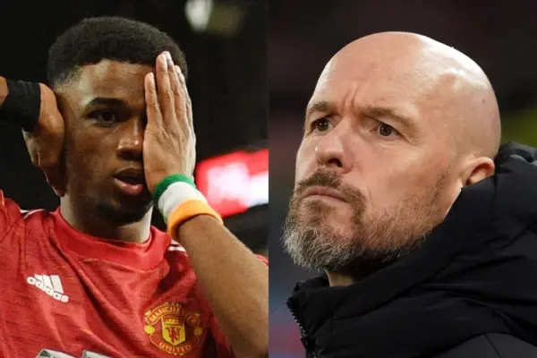 Erik Ten Hag lauds Amad Diallo following impressive display against Rangers