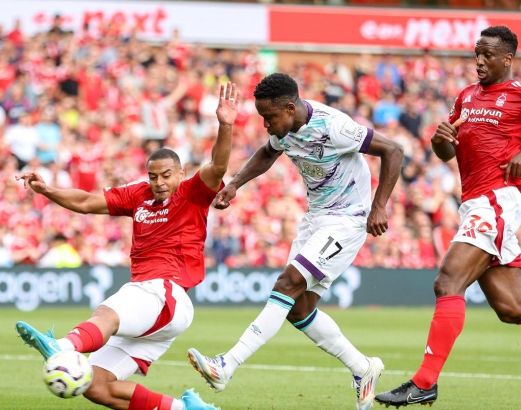 Nottingham Forest held to a draw as Awoniyi and Aina feature against Bournemouth