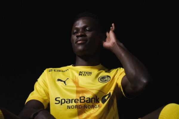 Nigerian talent Gift Sunday signs four-year deal with Bodø/Glimt