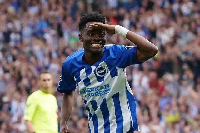 Simon Adingra scores in Brighton's dominant win over Everton