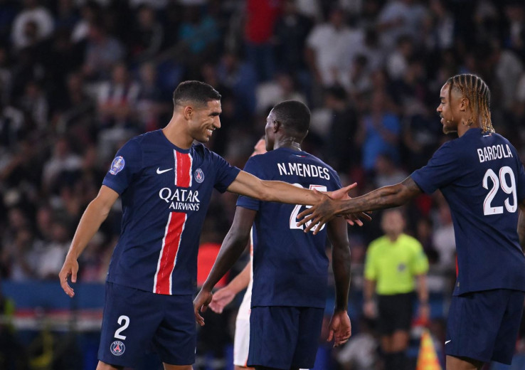 Paris Saint-Germain thrashes Montpellier 6-0 as Hakimi shines