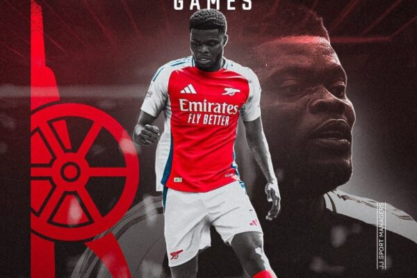  Thomas Partey shines in Arsenal's 2-2 draw against Manchester City