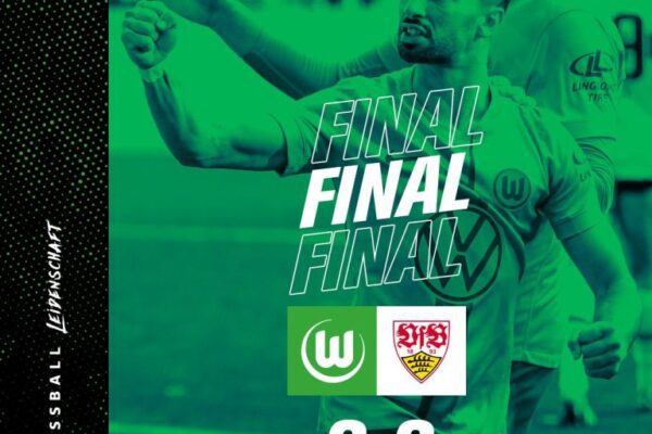 Amoura’s eventful day as Wolfsburg held to late draw