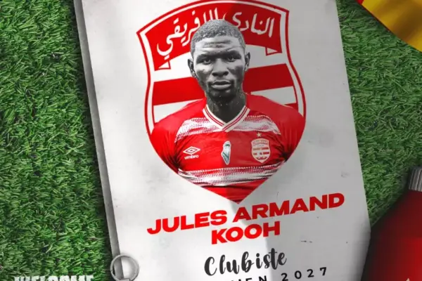 Club Africain signs Cameroonian striker Jules Armand Kooh