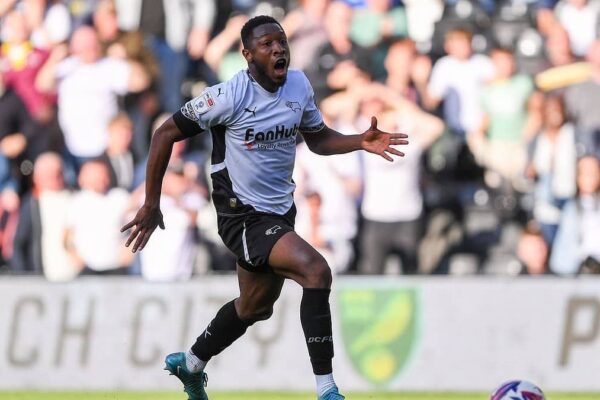 Gambian midfielder Ebou Adams' shocking miss in Championship clash
