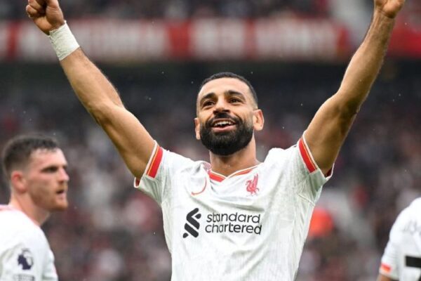 Mohamed Salah shatters record in Liverpool's dominant victory over Manchester United