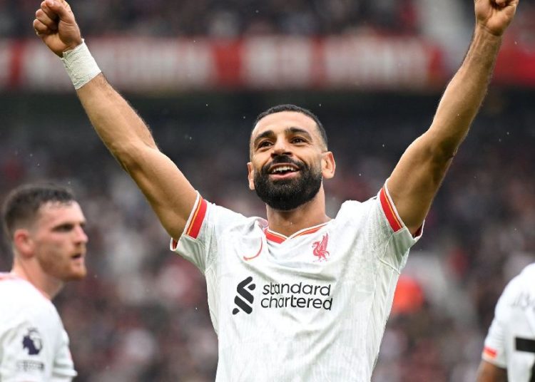 Mohamed Salah shatters record in Liverpool's dominant victory over Manchester United