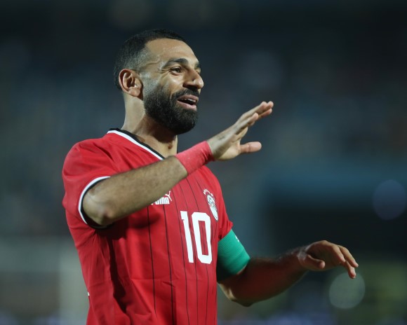 Mohamed Salah Celebrates 580