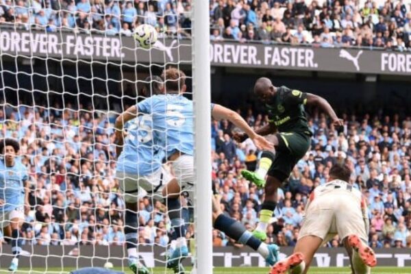 Yoane Wissa delivers lightning-fast goal in Brentford's clash with Manchester City