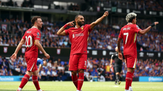  Mohamed Salah claims Liverpools goal of the month award  Mohamed Salah claims Liverpools goal of the month award    Mohamed Salah claims Liverpools goal of the month award   AfricaSoccercom