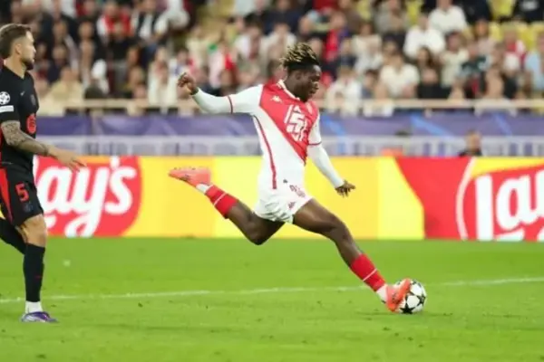 George Ilenikhena breaks Kylian Mbappé’s record as Monaco defeats Barcelona