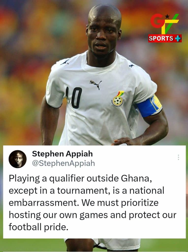  Stephen Appiah criticizes Ghana’s decision to hold qualifiers abroad