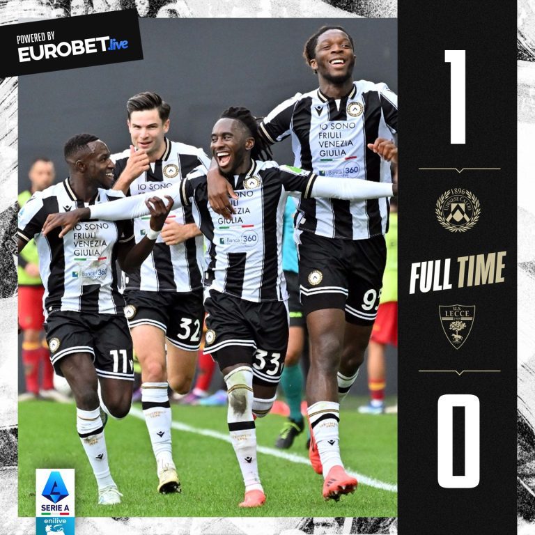 Jordan Zemura stars as Udinese secure hard-fought victory over Lecce