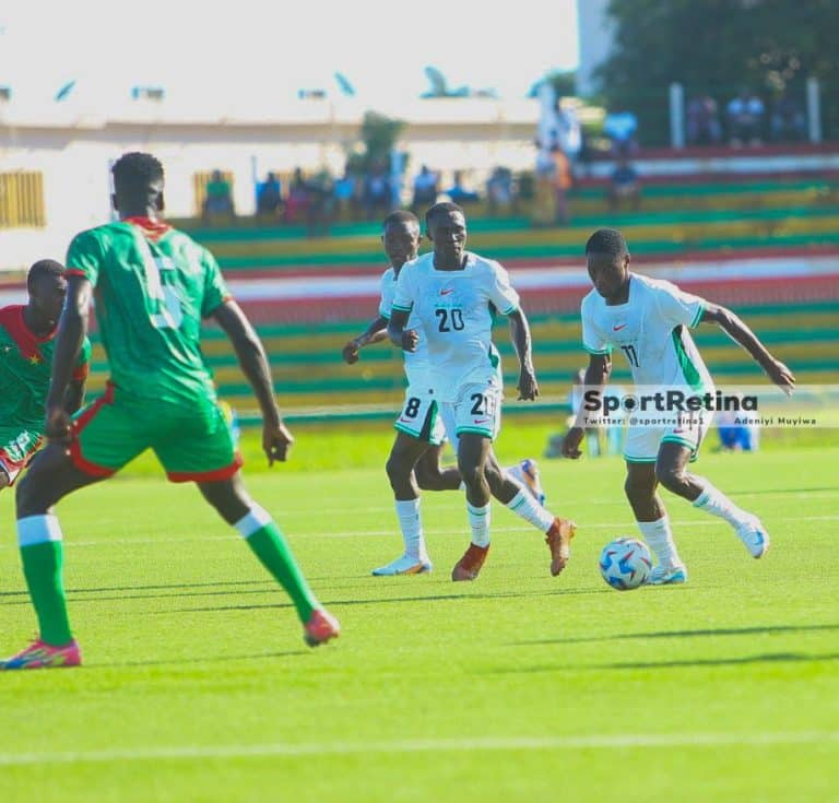  Nigeria’s flying Eagles suffer defeat to Burkina Faso in WAFU B U20 group B opener